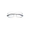 Ray Ban Brix Optics Bio-based Eyeglasses Silver Frame Clear Lenses Polarized 55-19 In Silver