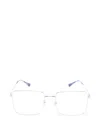 Ray Ban Brix Square-frame Glasses In Silver