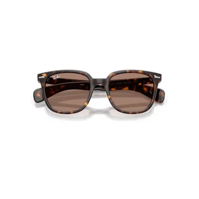 Ray Ban Brunel Ii Sunglasses Havana Frame Violet Lenses 53-20