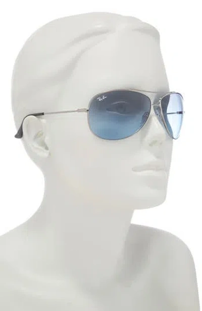Ray Ban Ray-ban 'bubble Wrap' Aviator Sunglasses In Blue