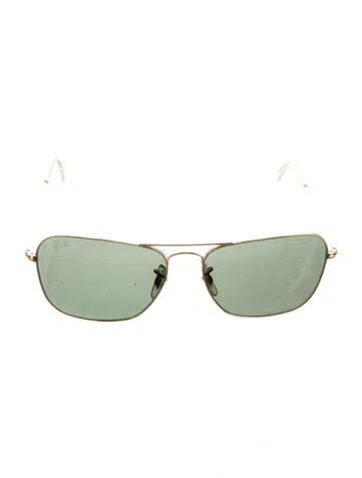 Pre-owned Ray Ban Caravan Aviator Sunglasses In Multi