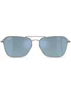 Ray Ban Rbr0102s Caravan Reverse Sunglasses, 58mm In 004/ga Gunmetal