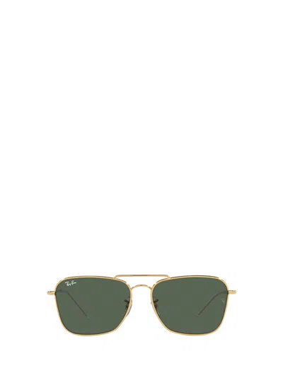 Ray Ban Ray-ban Caravan Reverse Sunglasses In Green