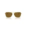 Ray Ban Caravan Reverse Sunglasses Arista Gold Frame Brown Lenses Polarized 61-15 In Arista Gold