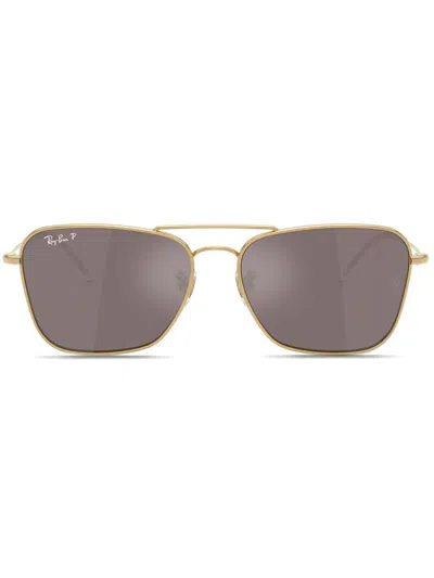 Ray Ban Caravan Reverse Sonnenbrille In Gold