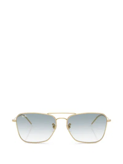 Ray Ban Caravan Reverse Sunglasses In Green