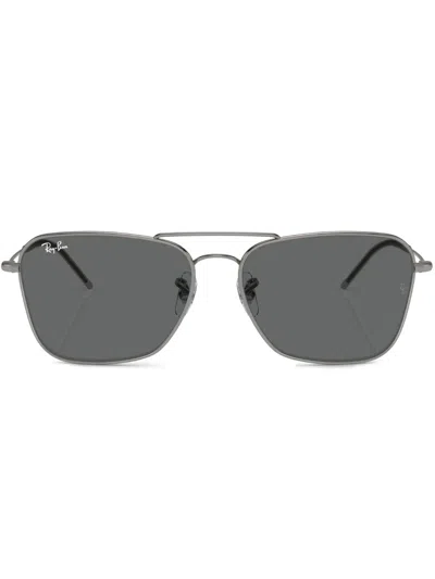 Ray Ban Caravan Sunglasses In Silver