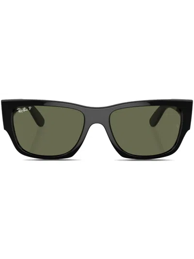 Ray Ban Ray-ban Carlos 56mm Polarized Rectangular Sunglasses In Multi