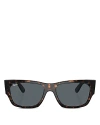 Ray Ban Ray-ban Carlos Rectangular Sunglasses, 56mm In Havana/gray Solid