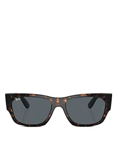 Ray Ban Ray-ban Carlos Rectangular Sunglasses, 56mm In Havana