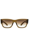 Ray Ban Carlos Sunglasses In Transparent Brown