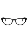 Ray Ban Cat-eye Glasses In Black