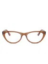Ray Ban Cat-eye Glasses In Brown