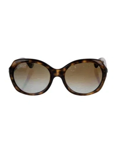 Pre-owned Ray Ban Cat-eye Gradient Sunglasses In Brown