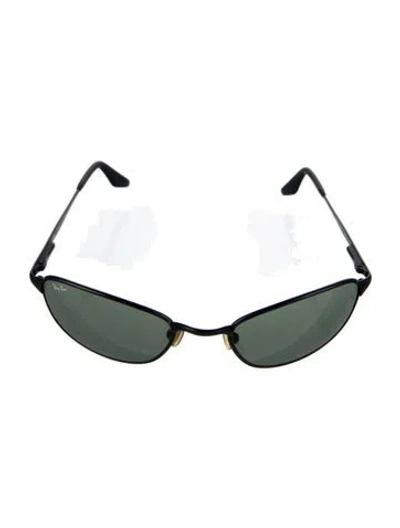 Pre-owned Ray Ban Cat-eye Tinted Sunglasses In Black