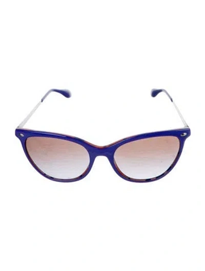 Pre-owned Ray Ban Cat-eye Tinted Sunglasses In Neutral