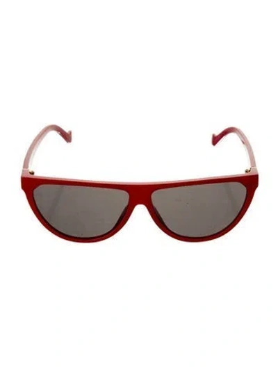 Pre-owned Ray Ban Cat-eye Tinted Sunglasses In Silver