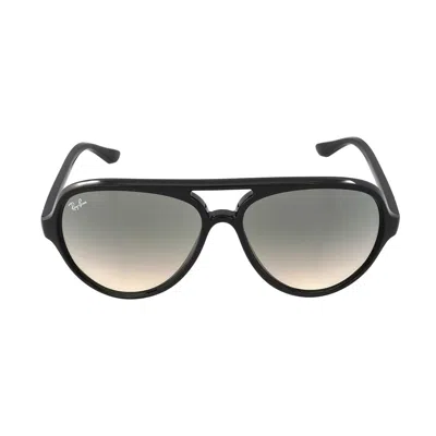 Ray Ban Cats 5000 Classic Sunglasses Black Frame Grey Lenses 59-13