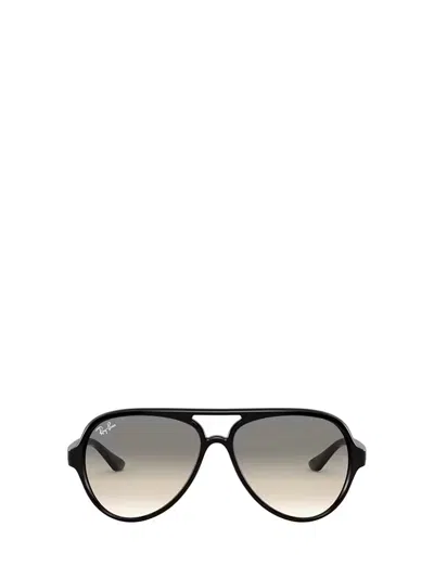 Ray Ban Cats 5000 Classic Sunglasses Black Frame Grey Lenses 59-13