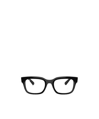 Ray Ban Ray-ban Chad Rectangular Frame Glasses In Black