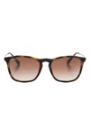 Ray Ban Chris Sunglasses In Brown