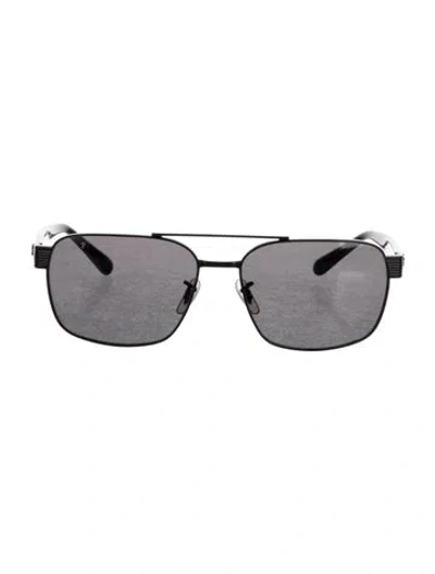 Pre-owned Ray Ban Chromance Aviator Sunglasses In Black