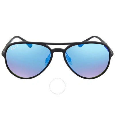 Ray Ban Chromance Blue Gradient Mirror Aviator Unisex Sunglasses Rb4320ch 601sa1 58