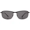 Ray Ban Chromance Polarized Dark Gray Rectangular Unisex Sunglasses Rb3671ch 186/k8 60 In Black