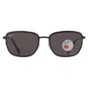 Ray Ban Chromance Polarized Grey Square Unisex Sunglasses Rb3705 002/k8 57 In Black