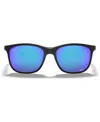 Ray Ban Chromance Polarized Sunglasses, Rb4330ch 56 In Sand Black,green Mir Blue Polar