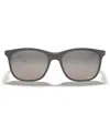 Ray Ban Chromance Polarized Sunglasses, Rb4330ch 56 In Sand Grey,grey Mir Grey Gradient Polar