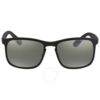 Ray Ban Chromance Sliver Mirror Square Unisex Sunglasses Rb4264 601s5j 58 In Black