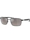 Ray Ban Chromance Sunglasses In Black