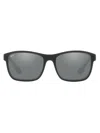 Ray Ban Chromance Wayfarer-frame Sunglasss In Black