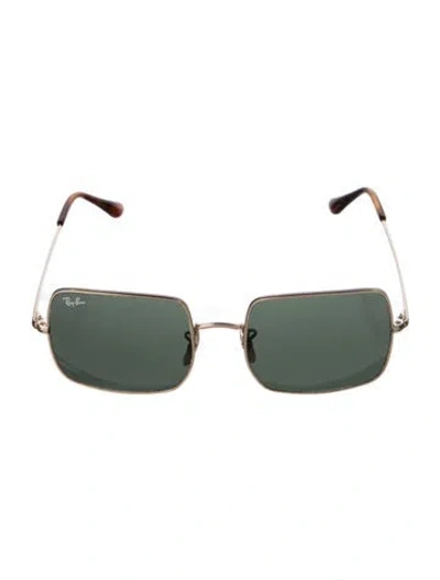 Pre-owned Ray Ban Classic 1971 Square Sunglasses In Gold