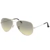 Ray Ban Classic Aviator Rb 3025 003/32 55mm Unisex Aviator Sunglasses In Black