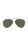 Ray Ban Reverse Aviator In Gold