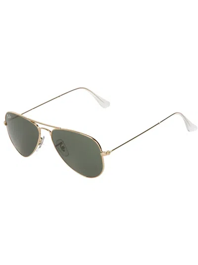 Ray Ban Classic Aviator Sunglasses In Silver