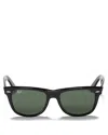 Ray Ban Ray-ban Classic Wayfarer Sunglasses, 50mm In Black/green
