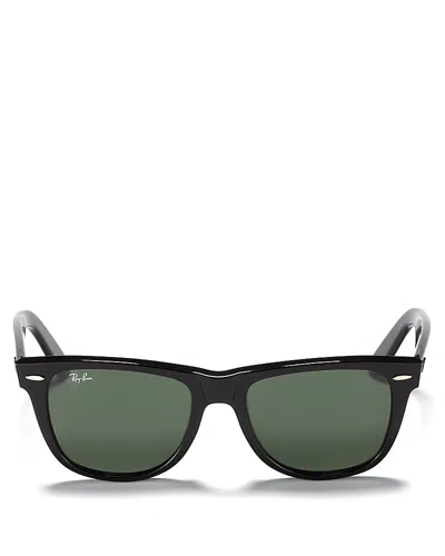 Ray Ban Ray-ban Classic Wayfarer Sunglasses, 50mm In Black/green