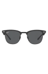 Ray Ban Clubmaster Tinted Sunglasses In Dark Grey