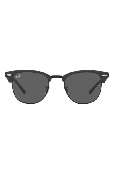 Ray Ban Clubmaster 51mm Square Sunglasses In Dark Grey