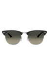 Ray Ban Mock Tortoise Sunglasses Rb3946 130431 52 In Silver/black/grey Gradient
