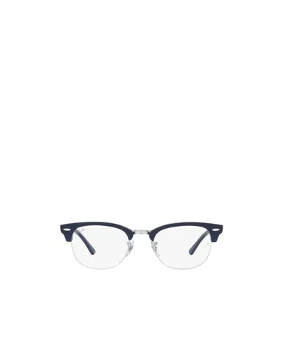 Ray Ban Ray-ban Clubmaster Browline Frame Glasses In White
