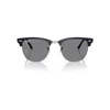 Ray Ban Clubmaster Classic Sunglasses Blue On Red Havana Frame Grey Lenses 49-21 In Blue On Red Havana