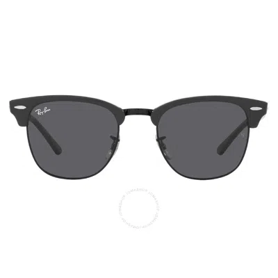 Ray Ban Clubmaster Dark Grey Square Unisex Sunglasses Rb3016 1367b1 49 In Gray