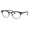 Ray Ban Clubmaster Demo Square Unisex Eyeglasses Rx5154 2077 53