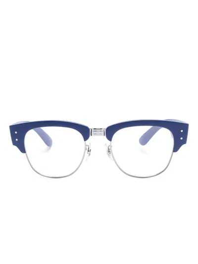 Ray Ban Clubmaster-frame Sunglasses In Blue