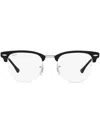 Ray Ban 50mm Optical Glasses In Black