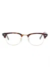 Ray Ban Clubmaster Glasses In Brown
